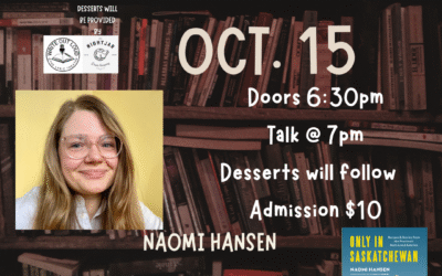 Write Out Loud with Author Naomi Hansen – Tickets at the Door