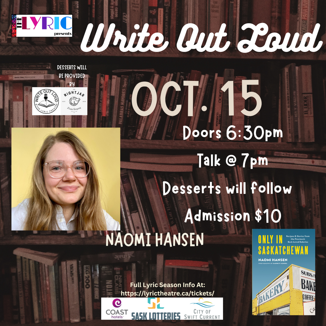 Write Out Loud Socials Oct. 1525 Naomi Hansen