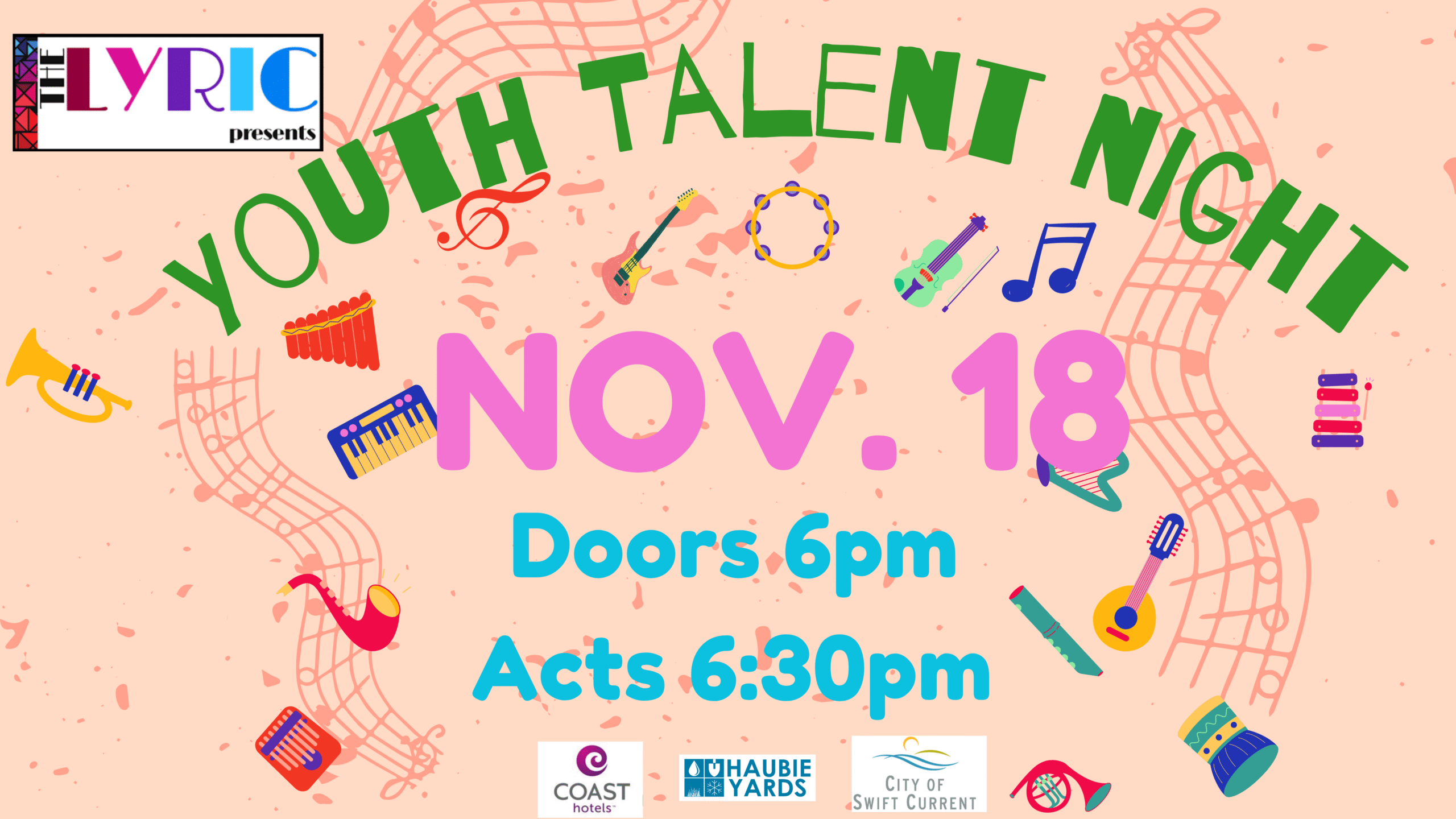 Youth Talent Night Nov. 18 25 Website