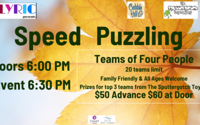 Speed Puzzling Night at the Lyric!