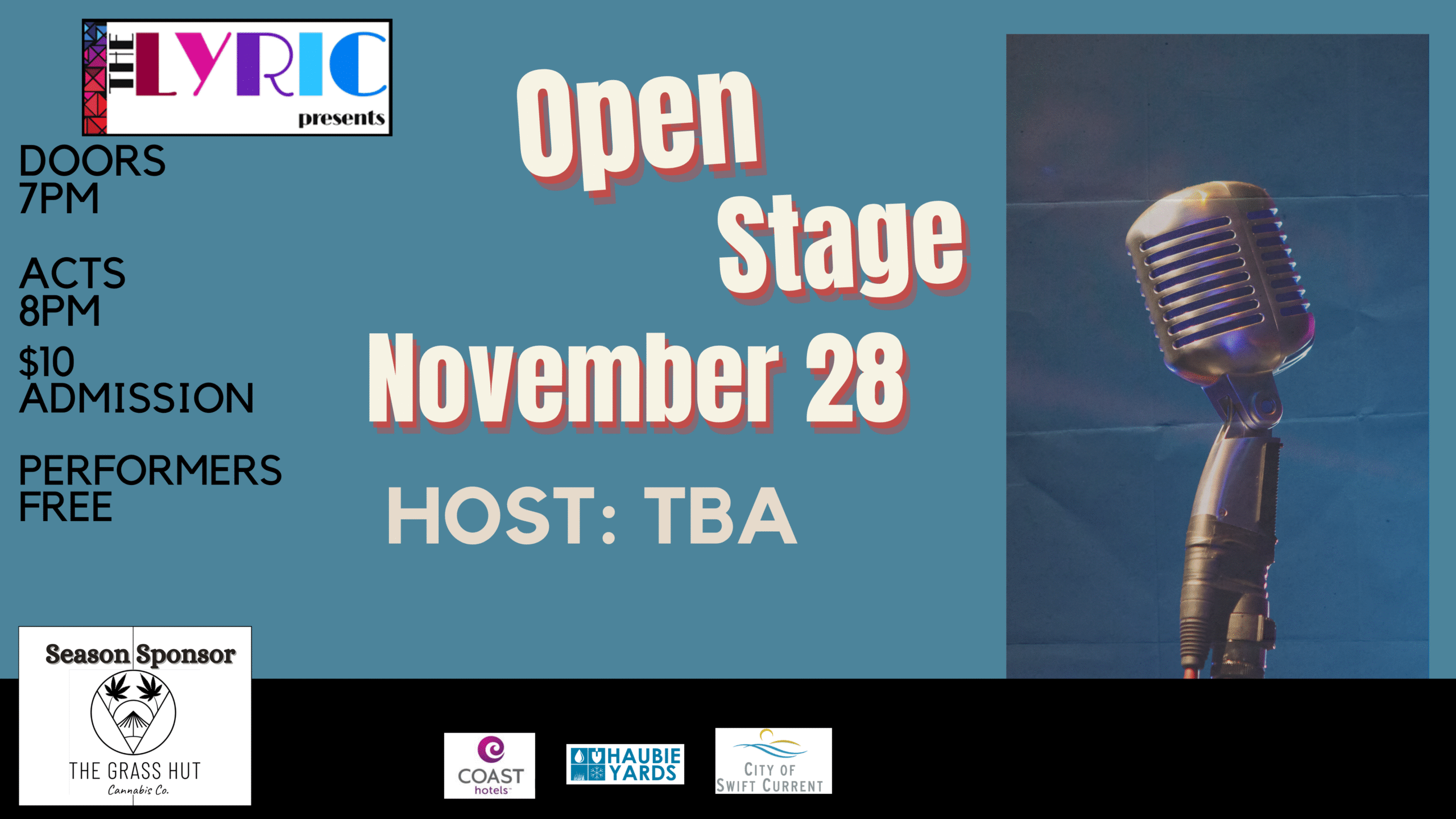 Open Stage November 2825 TBA Website