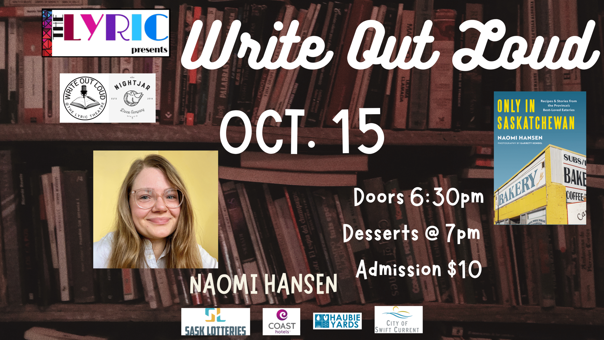 Write Out Loud Oct. 1525 Naomi Hansen Website